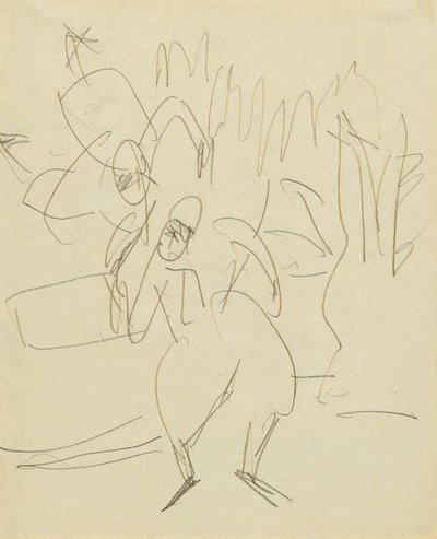 Acrobati in movimento da Ernst Ludwig Kirchner